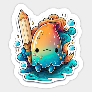 Aqua Sticker